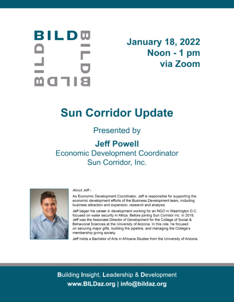 Read more about the article Join BILD for A Sun Corridor Update