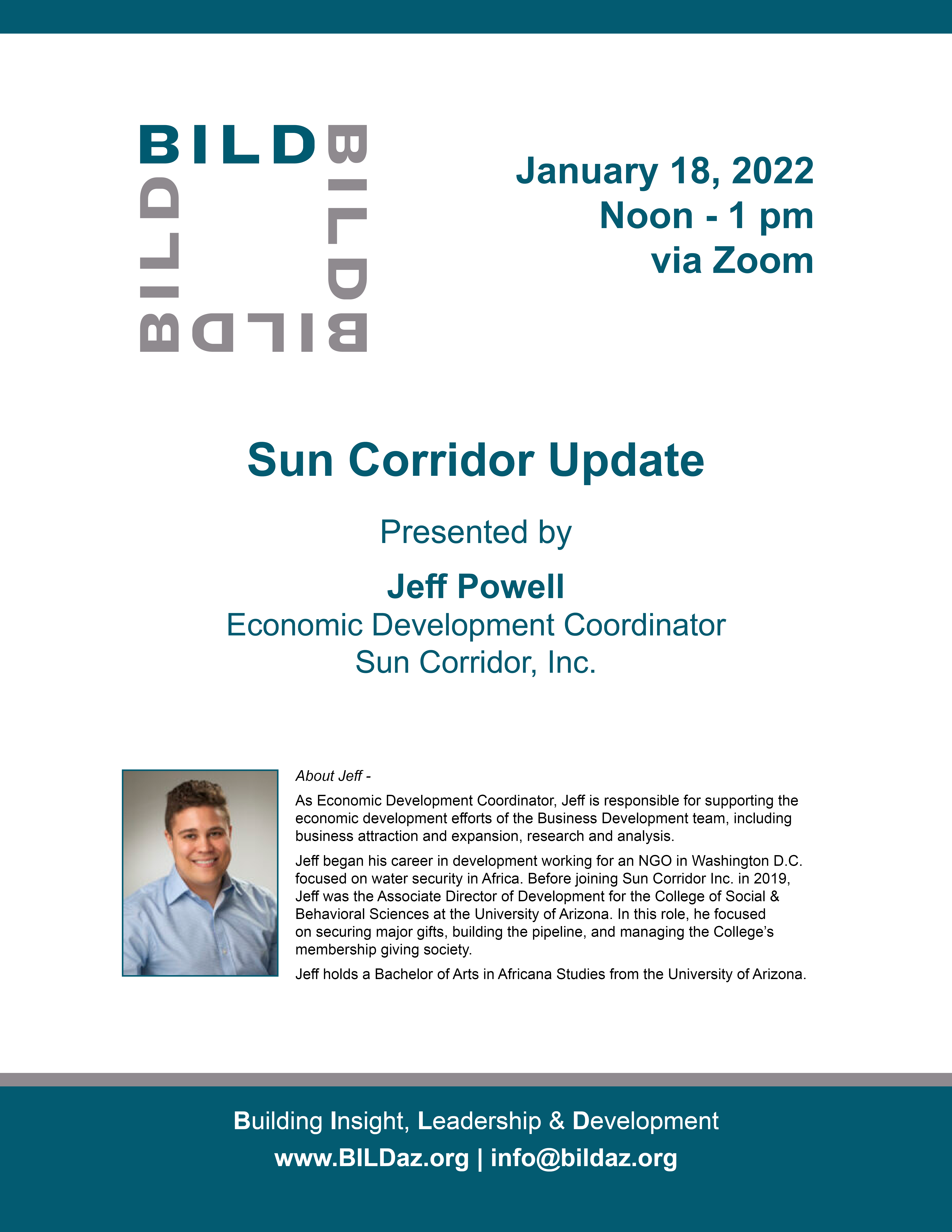 Join BILD for A Sun Corridor Update
