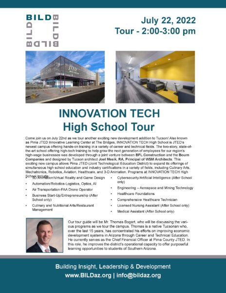 Join BILD for a tour of Innovation Tech High School!